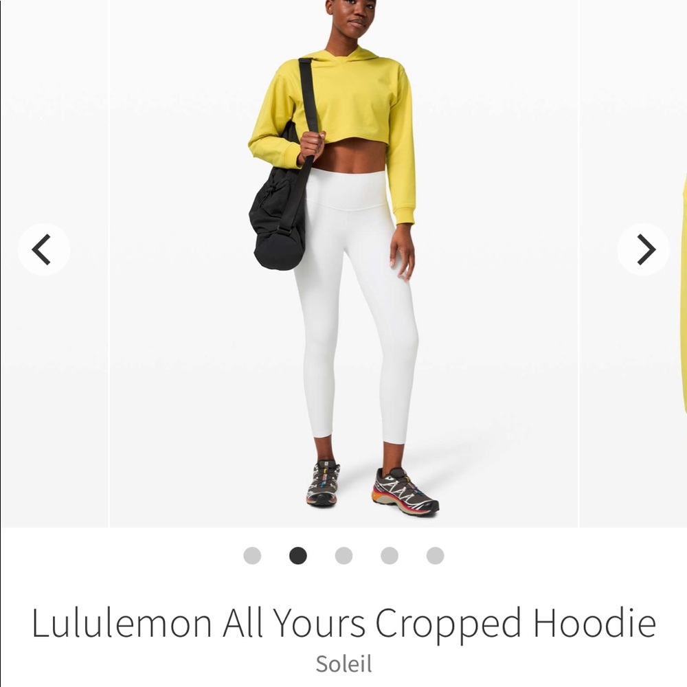 Lululemon All Yours Cropped Hoodie